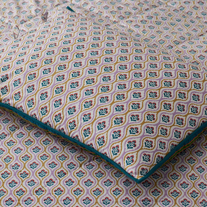 Vintage Wildflower Reversible Quilted Sham