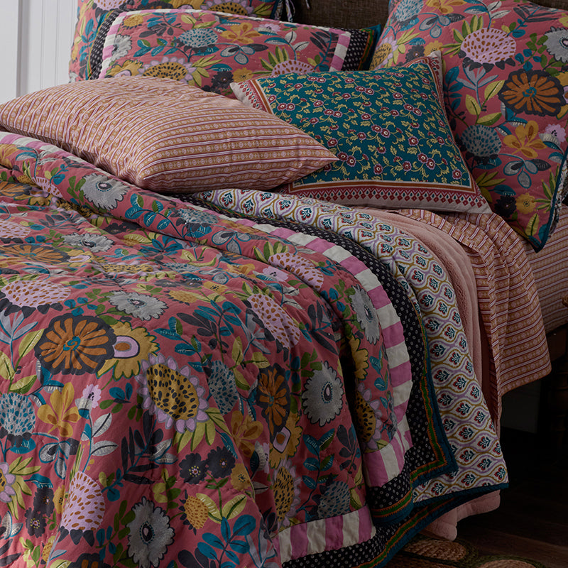 Vintage Wildflower Reversible Quilt