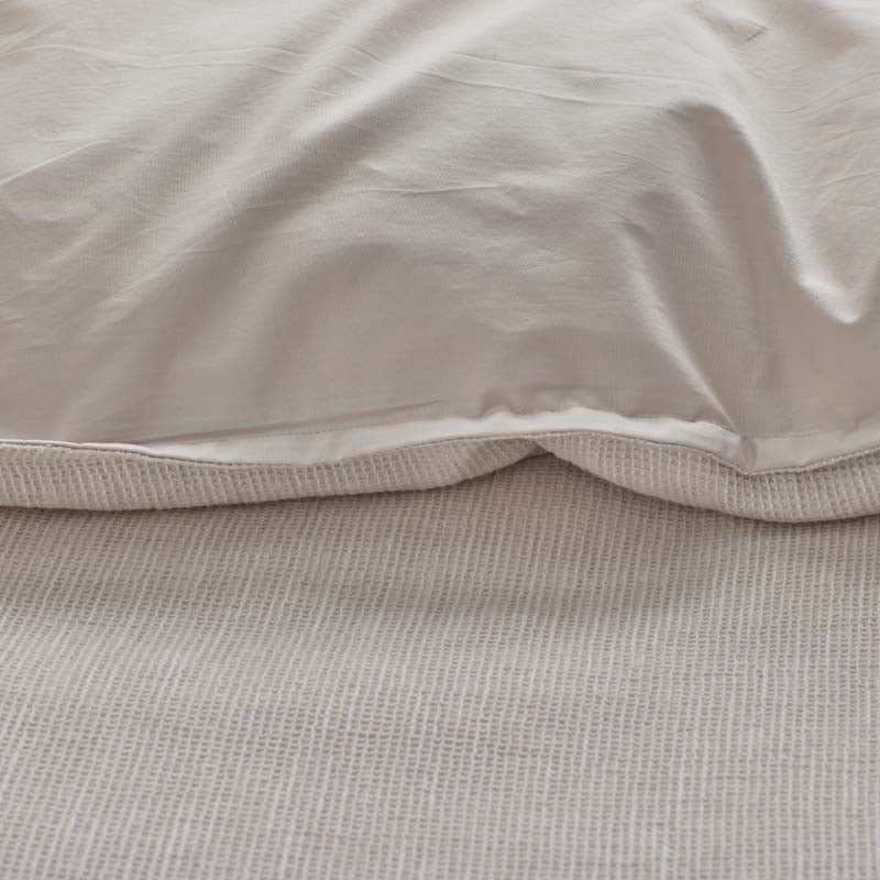 Mini Waffle Duvet Cover