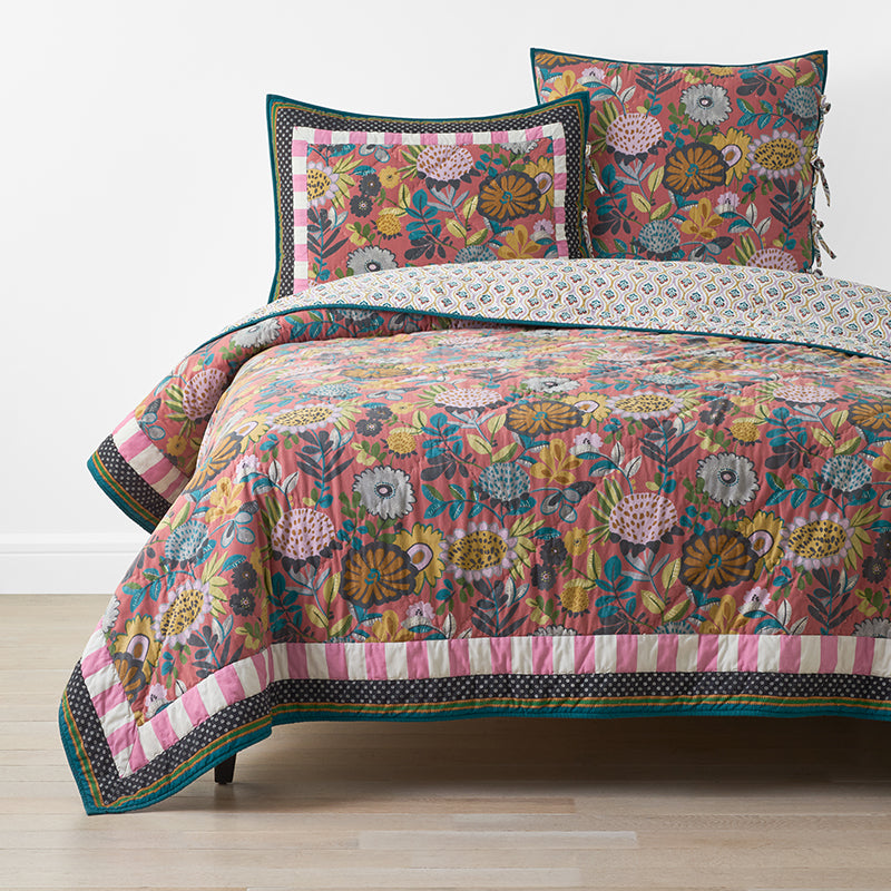 Vintage Wildflower Reversible Quilt