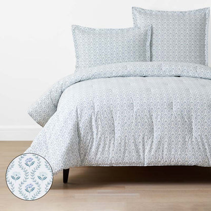 Tira Floral Classic Cool Cotton Percale Comforter