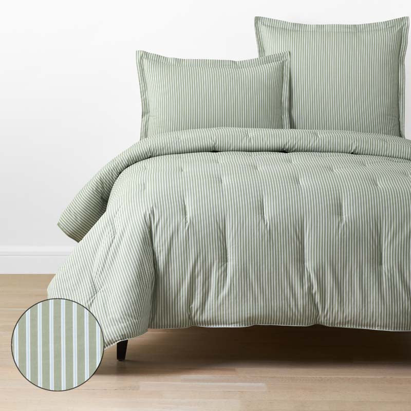 Tira Floral Classic Cool Cotton Percale Comforter