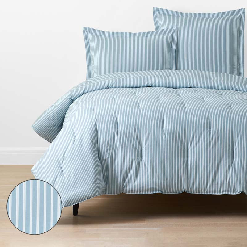Tira Floral Classic Cool Cotton Percale Comforter
