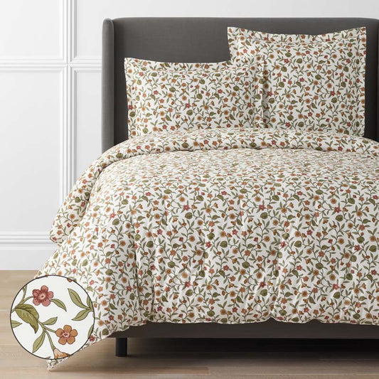 Garden Florals Premium Smooth Wrinkle-Free Sateen Comforter