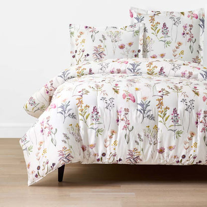 Blooming Garden Classic Smooth Sateen Comforter