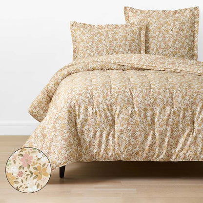 Joyful Floral Classic Smooth Sateen Comforter