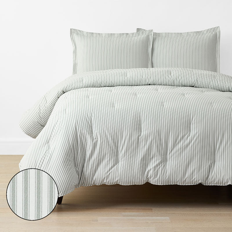 Lucenda Classic Cool Cotton Percale Comforter Set