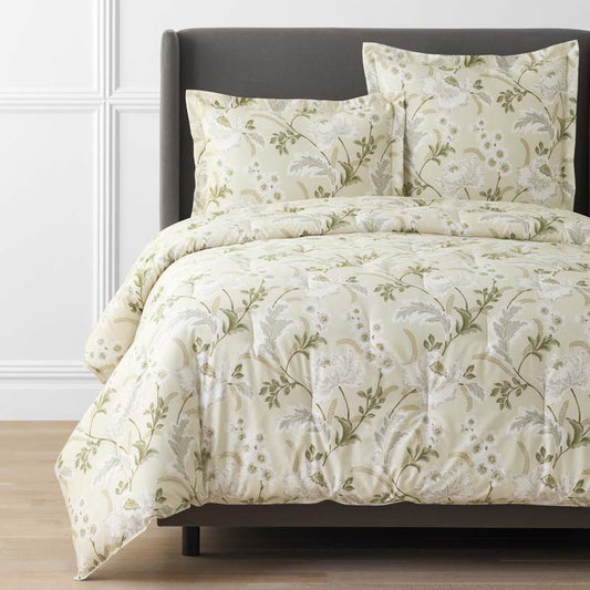Tranquil Blossom Premium Smooth Wrinkle-Free Sateen Comforter