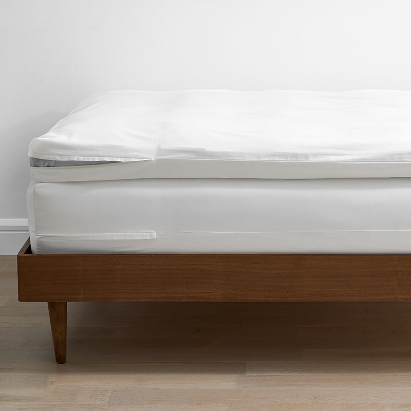 Organic Cotton Sateen Mattress Topper Protector