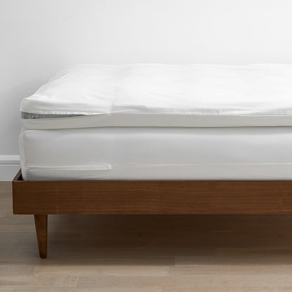 Organic Cotton Sateen Mattress Topper Protector