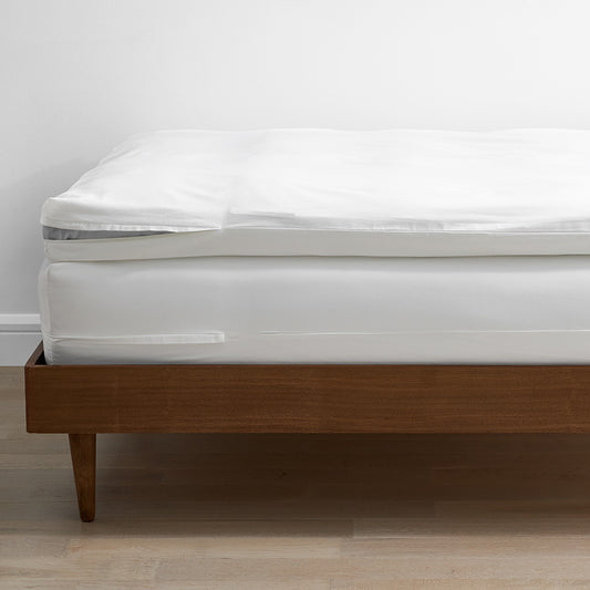 Organic Cotton Sateen Mattress Topper Protector