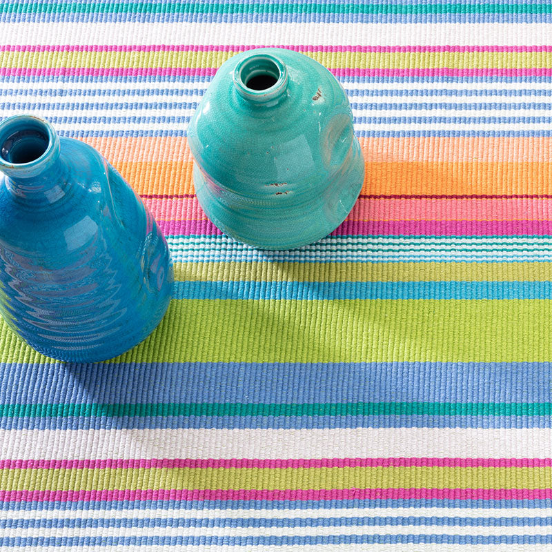 Mellie Stripe Handwoven Cotton Rug