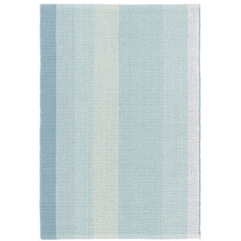 Shore Stripe Handwoven Reversible Cotton Rug