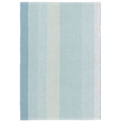Shore Stripe Handwoven Reversible Cotton Rug