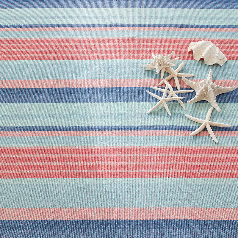 Aruba Stripe Handwoven Cotton Rug