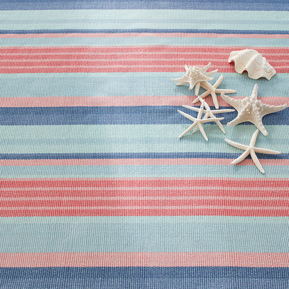 Aruba Stripe Handwoven Cotton Rug