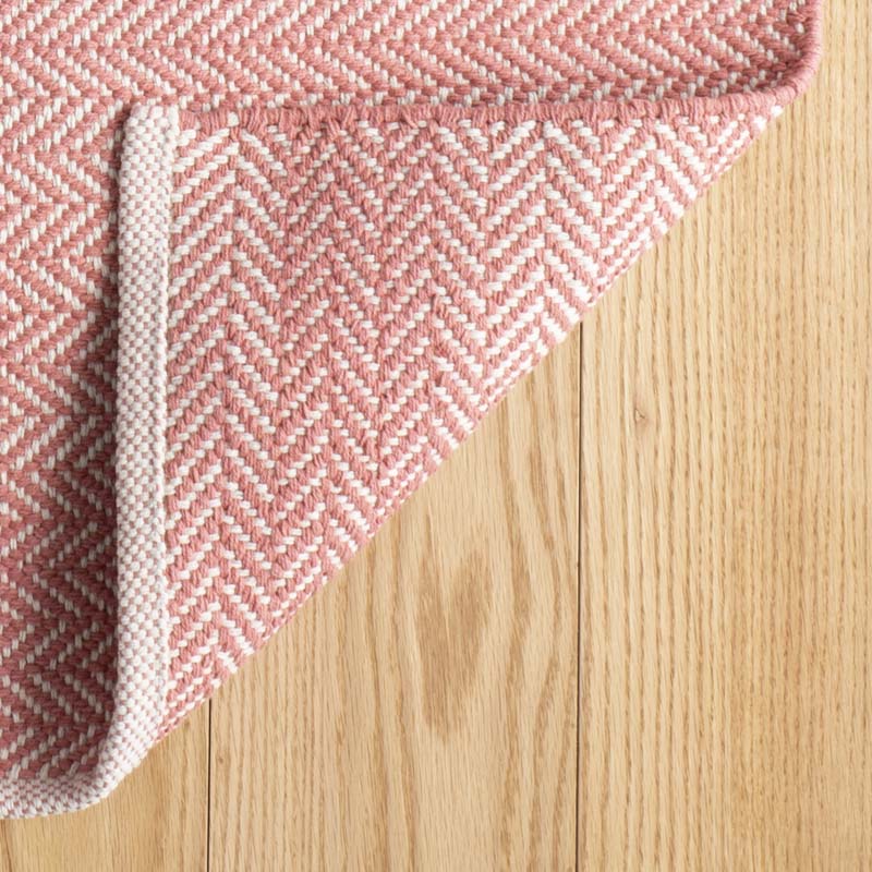 Herringbone Handwoven Cotton Rug