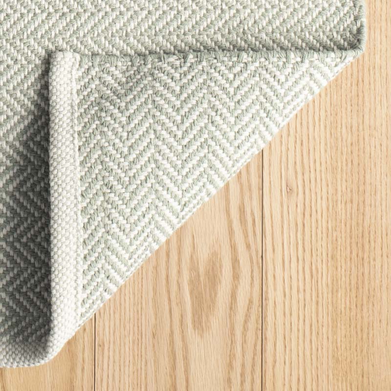 Herringbone Handwoven Cotton Rug