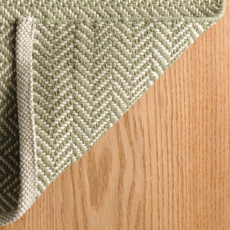 Herringbone Handwoven Cotton Rug