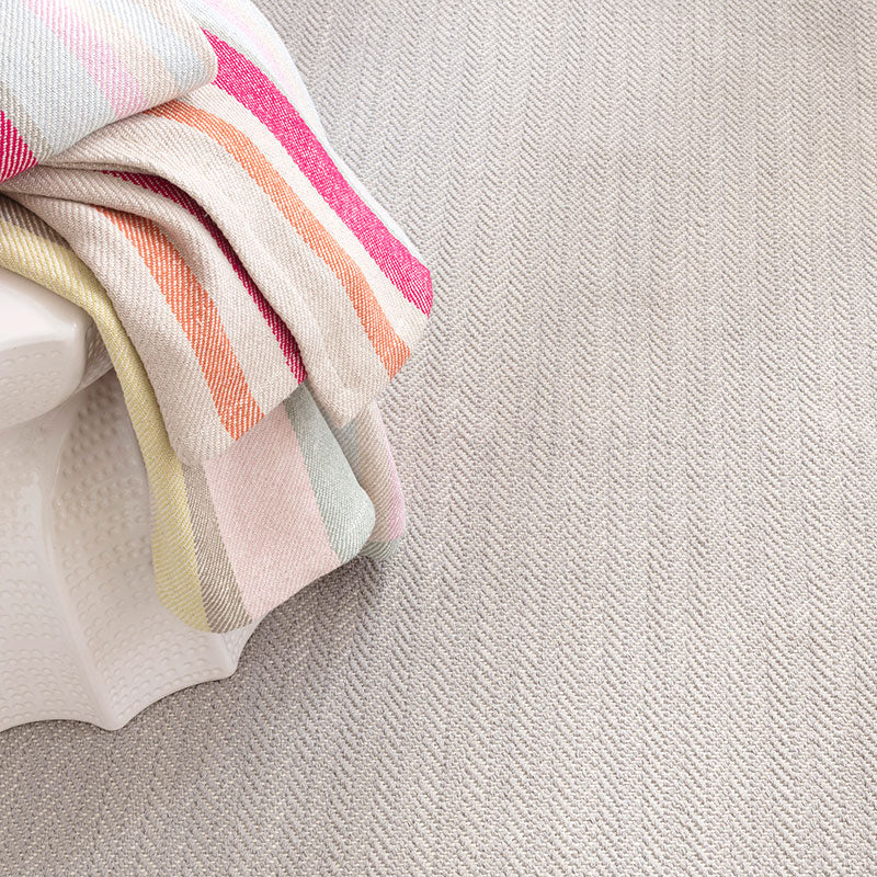 Herringbone Handwoven Cotton Rug