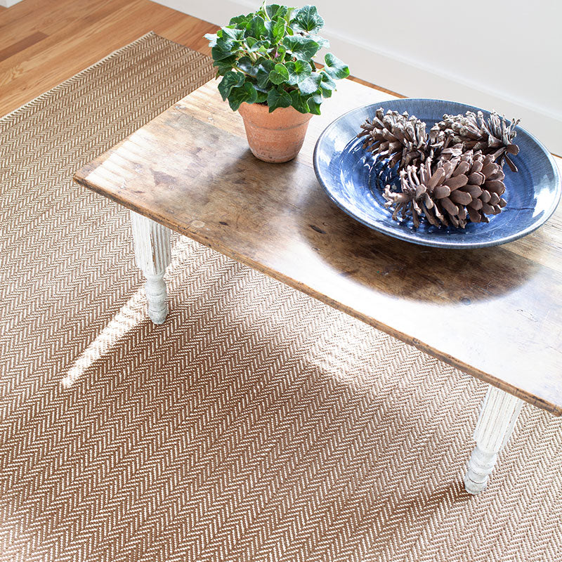 Herringbone Handwoven Cotton Rug