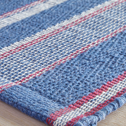Camden Stripe Handwoven Cotton Rug