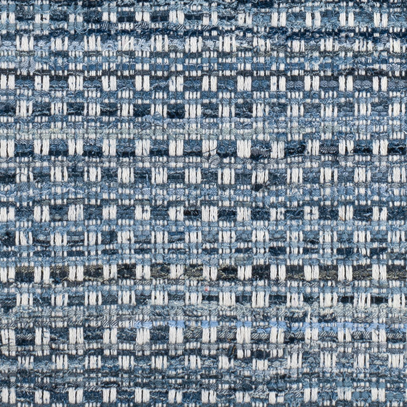 Denim Stone Blue Handwoven Cotton Rug