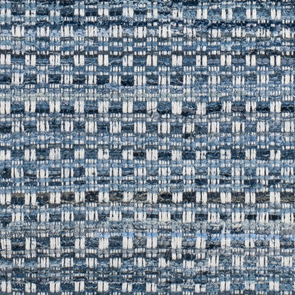 Denim Stone Blue Handwoven Cotton Rug