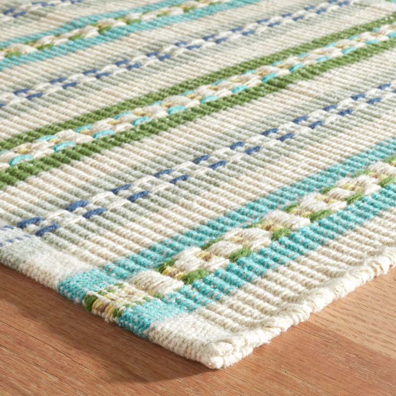 Long Slade Handwoven Cotton Rug