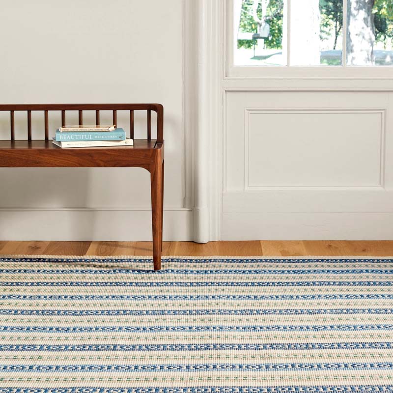 Long Slade Handwoven Cotton Rug