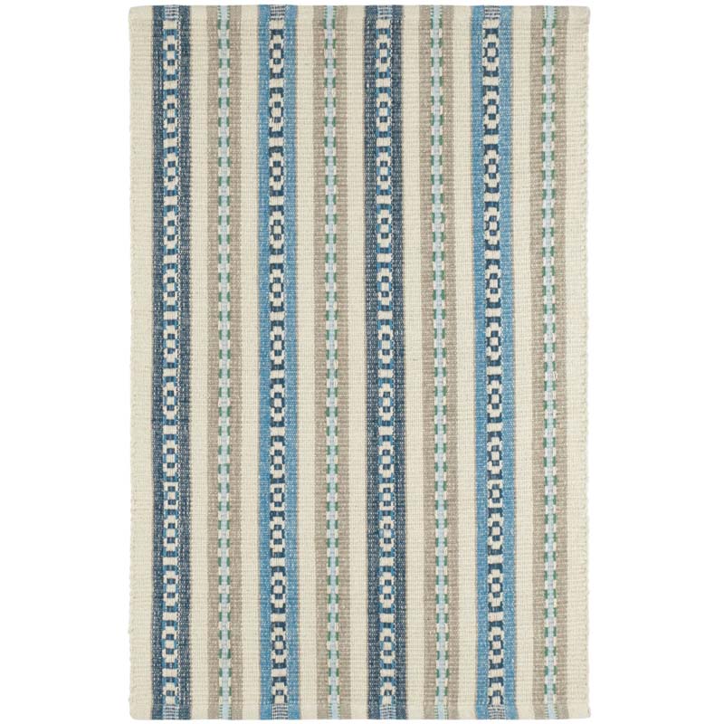 Long Slade Handwoven Cotton Rug