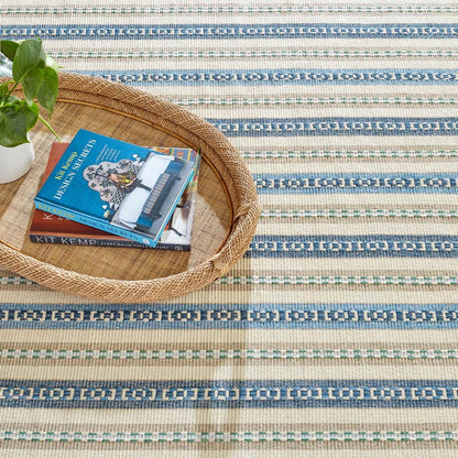 Long Slade Handwoven Cotton Rug