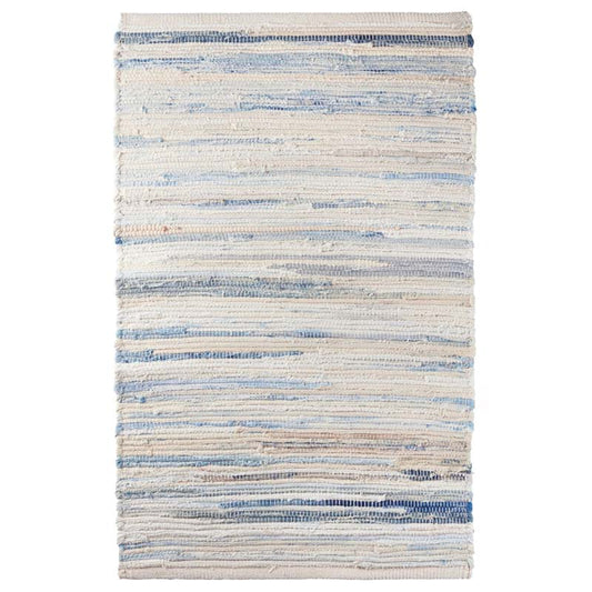 Denim Rag Handwoven Cotton Rug