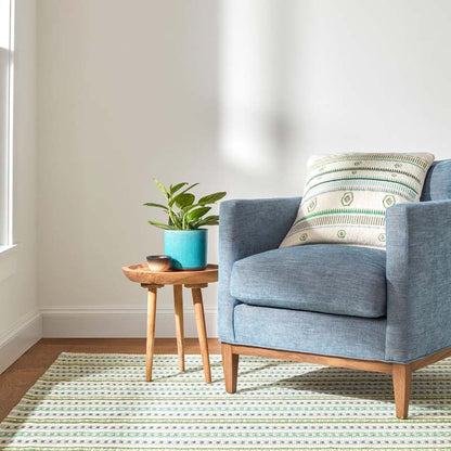 Long Slade Handwoven Cotton Rug