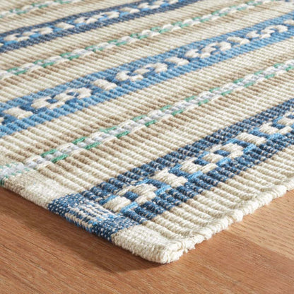 Long Slade Handwoven Cotton Rug
