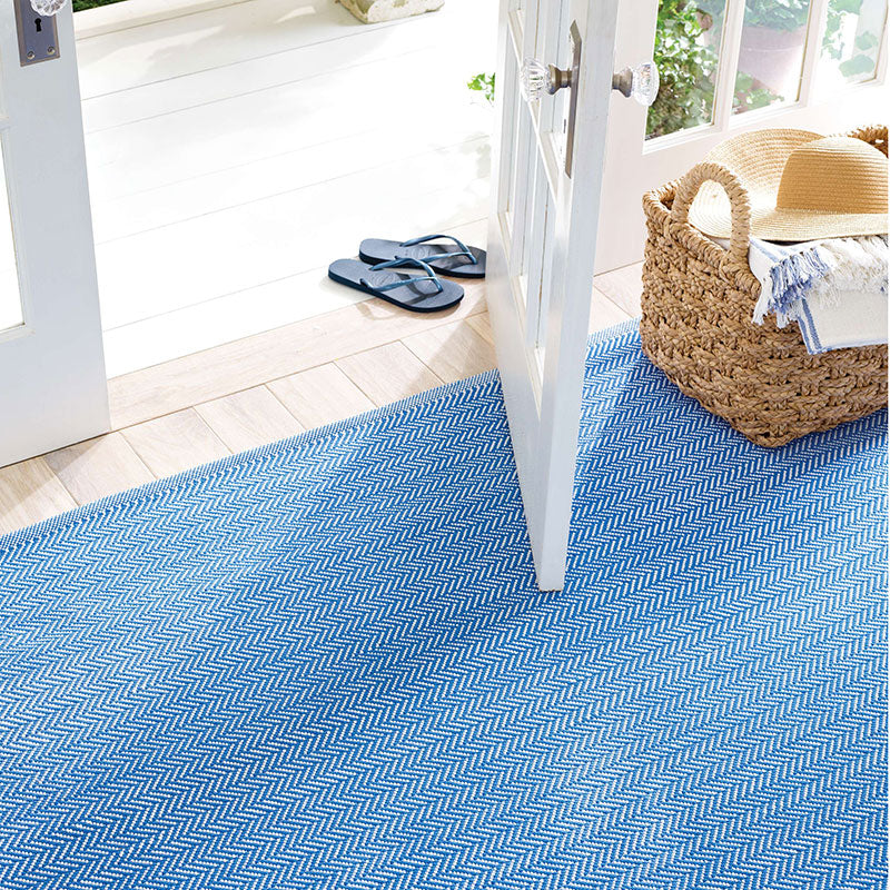 Herringbone Handwoven Reversible Indoor/Outdoor Rug