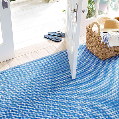 Herringbone Handwoven Reversible Indoor/Outdoor Rug