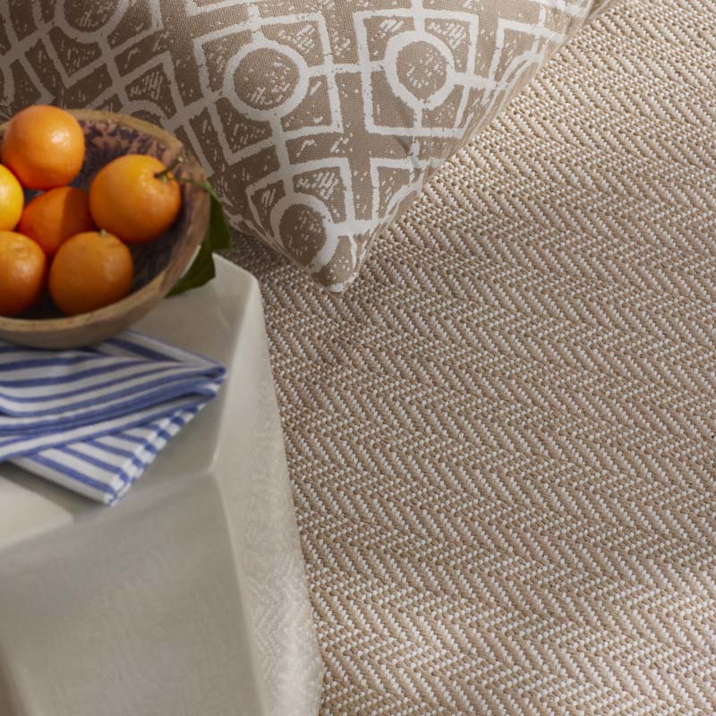 Herringbone Handwoven Reversible Indoor/Outdoor Rug