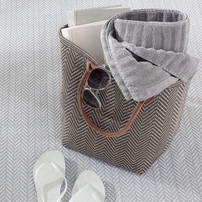 Herringbone Handwoven Reversible Indoor/Outdoor Rug