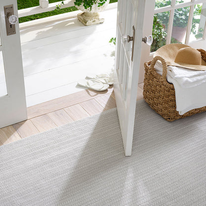 Herringbone Handwoven Reversible Indoor/Outdoor Rug