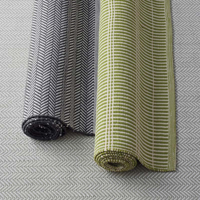 Herringbone Handwoven Reversible Indoor/Outdoor Rug