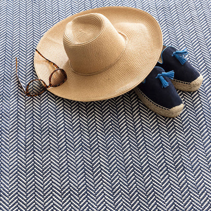 Herringbone Handwoven Reversible Indoor/Outdoor Rug