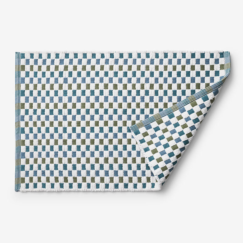 Checkered Bath Rug