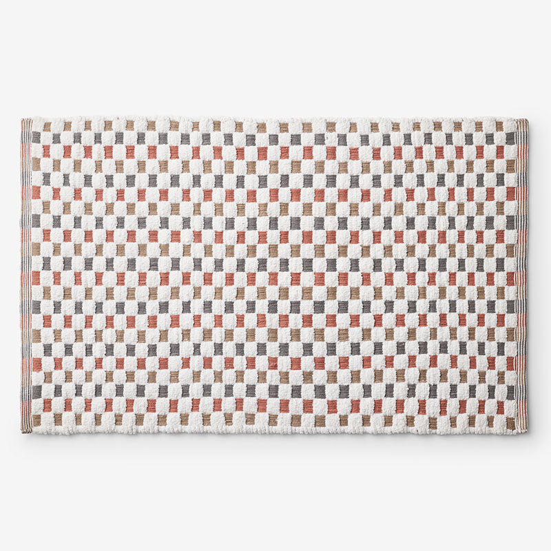 Checkered Bath Rug