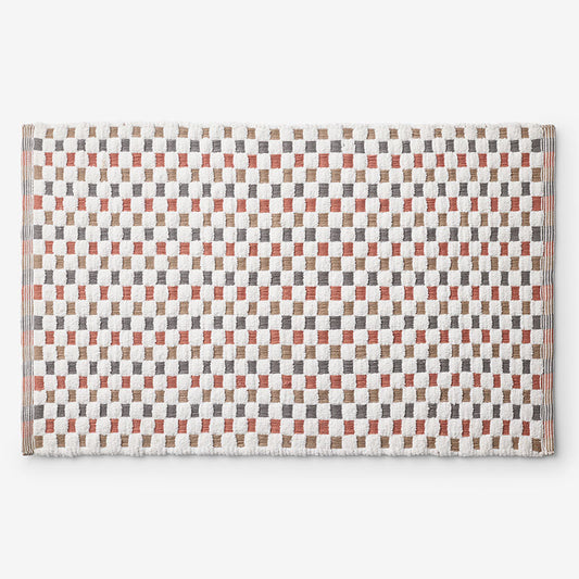 Checkered Bath Rug