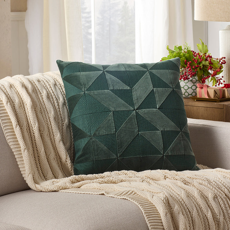Velvet Decorative Square Pillow Cover