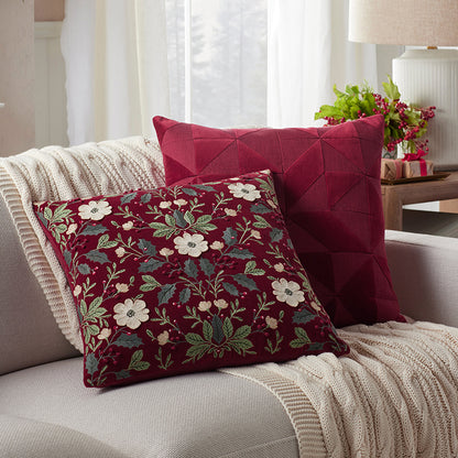 Velvet Decorative Square Pillow Cover