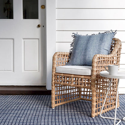 Coco Blue Handwoven Indoor/Outdoor Rug
