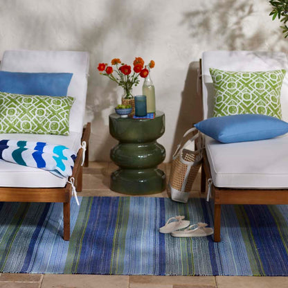 Fiesta Stripe Handwoven Indoor/Outdoor Rug