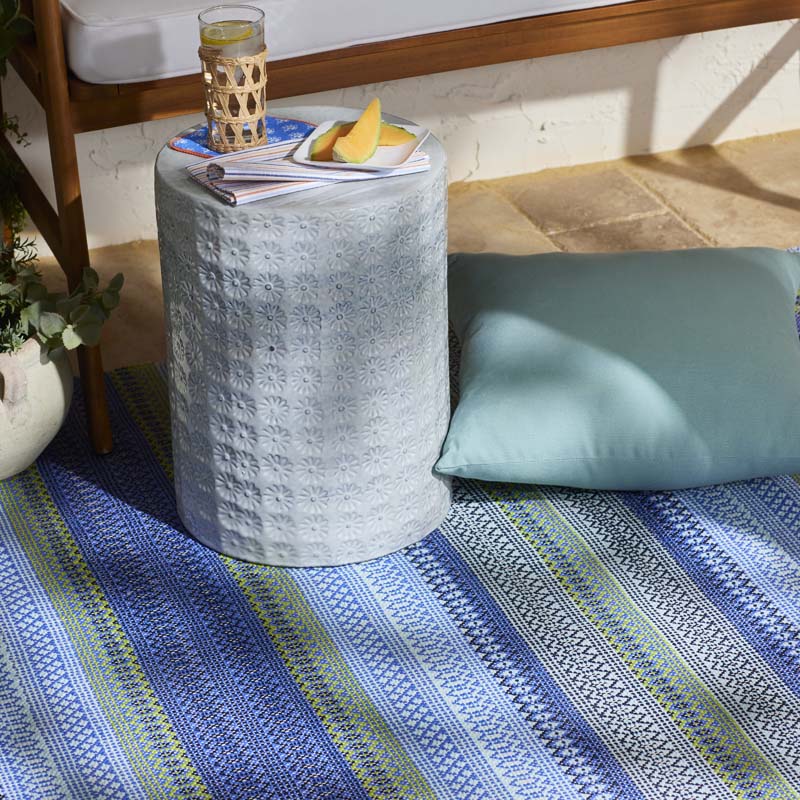 Fiesta Stripe Handwoven Indoor/Outdoor Rug